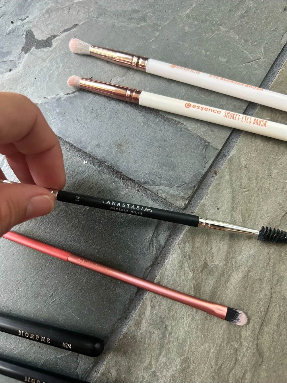 Makeup brush set various brands
